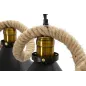 Lampa wisząca CUP/ROPE 5-punktowa 130x20x80 cm